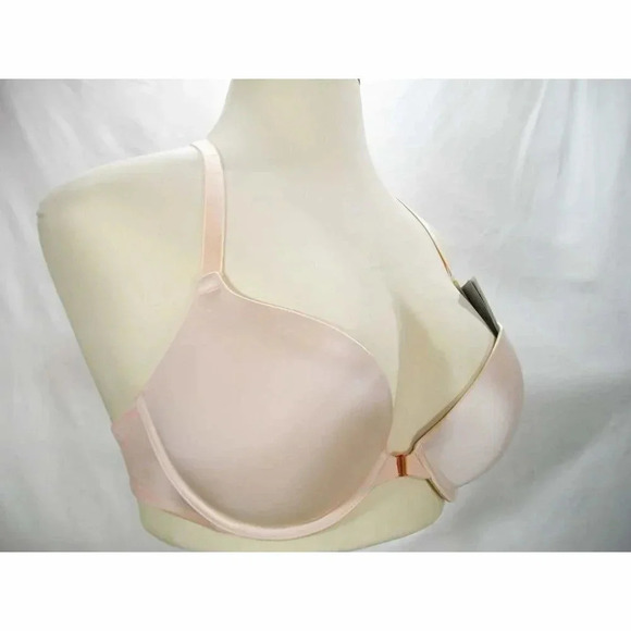 32D Fine Lines CV012 Converted Racerback Front-Closure Push-Up UW Bra Bliss Pink - Picture 2 of 5